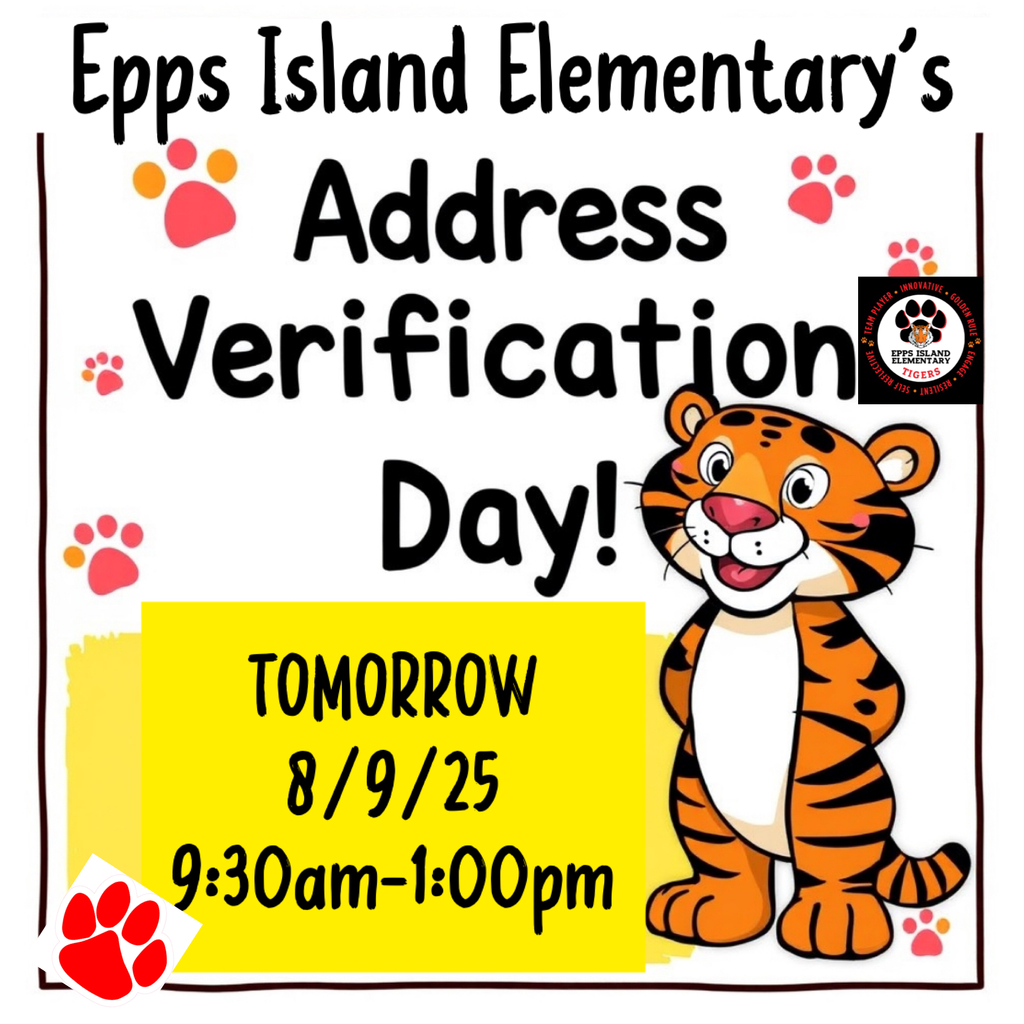 Address Verification Saturday, August 9th from 9:30am - 1:00pm.