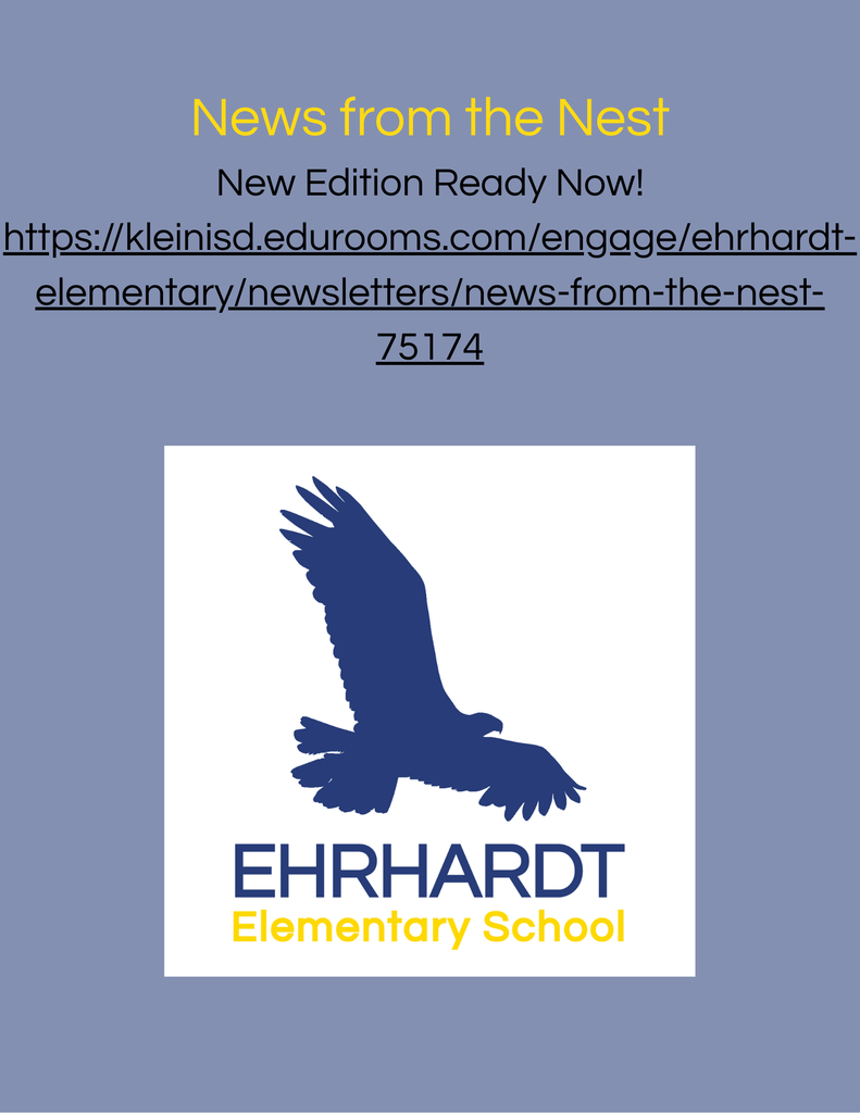Announcement for Ehrhardt's new newsletter