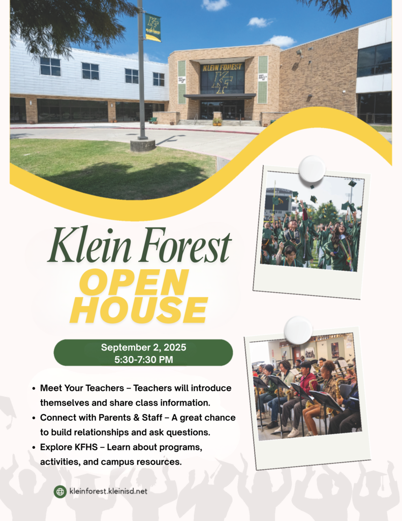 Klein Forest Open House Flyer