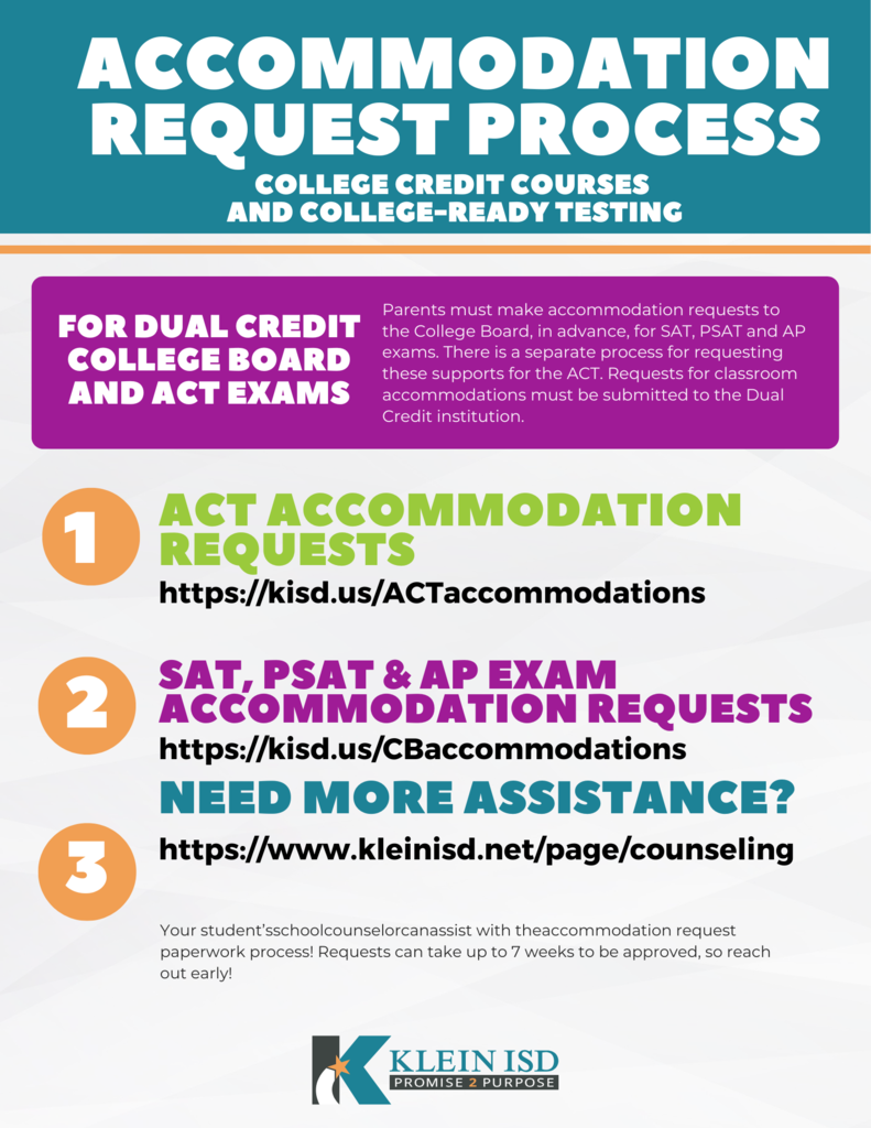 Accomodation Request Process Flyer