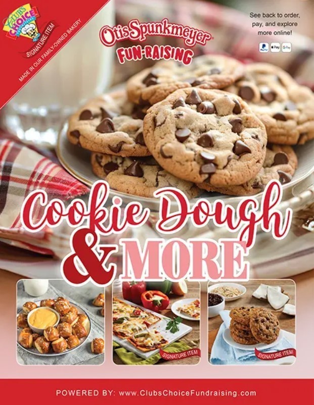Cookie Dough Fundraiser Brochure Cover