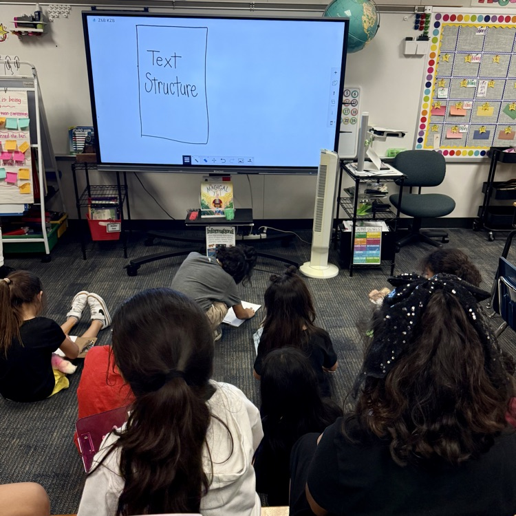 students learning