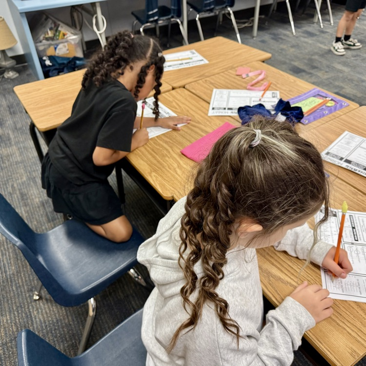 students working