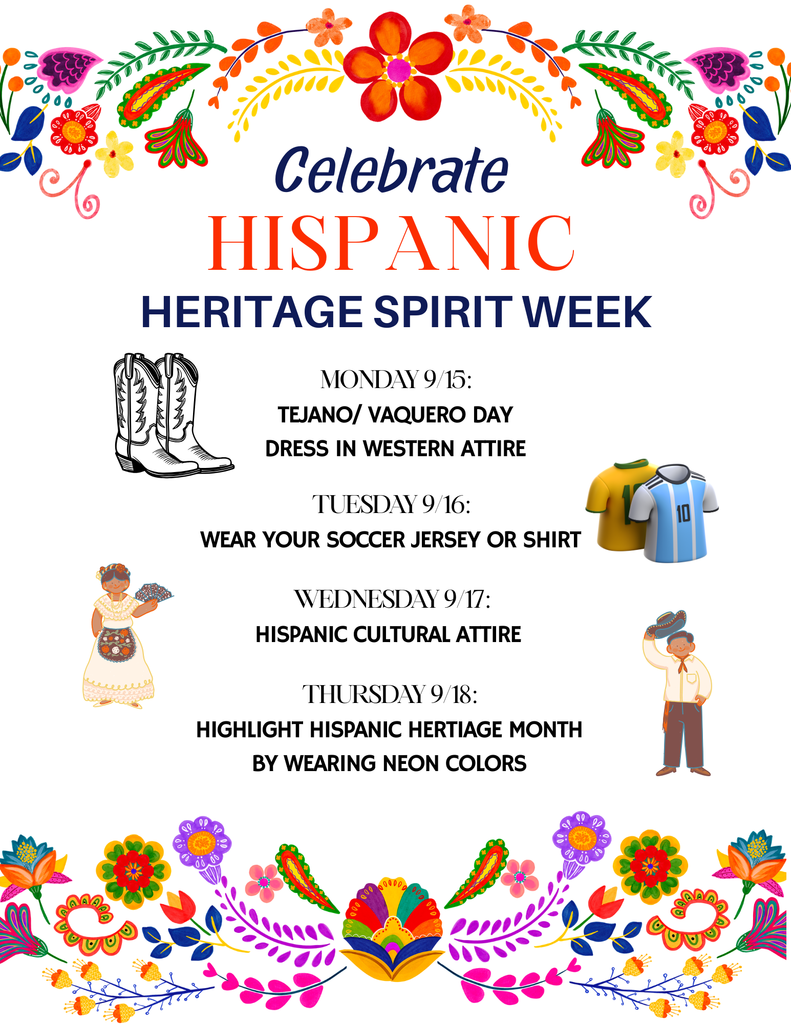 hispanic heritage spirit week