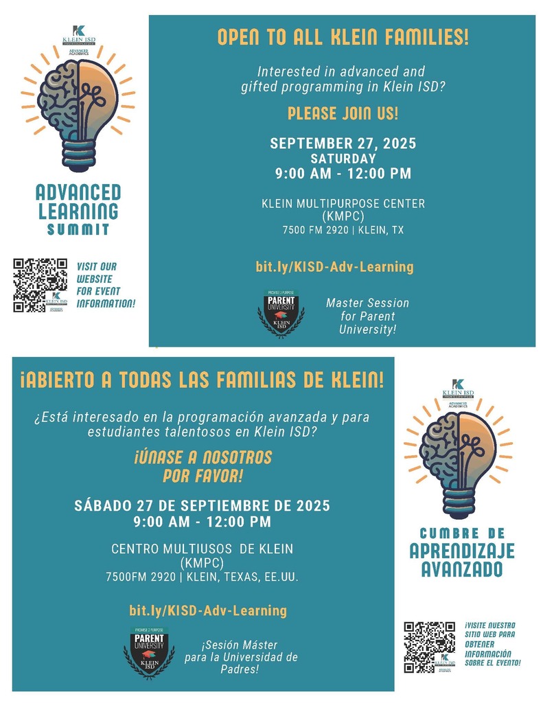 Advanced Learning Summit - September 27 