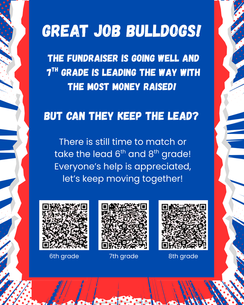 Fundraiser flyer with qr codes