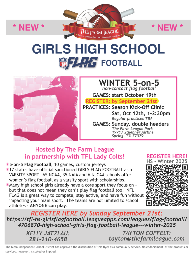KISD Flyer program - Farm League
