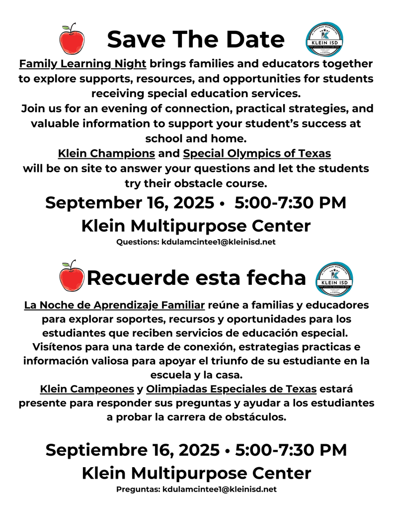KISD Flyer Program -KISD Family Learning
