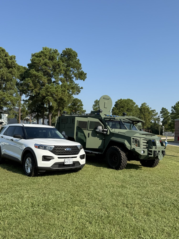 first responder touch a truck