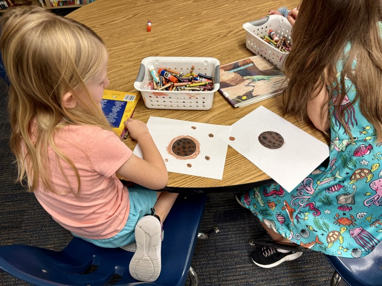 students creating