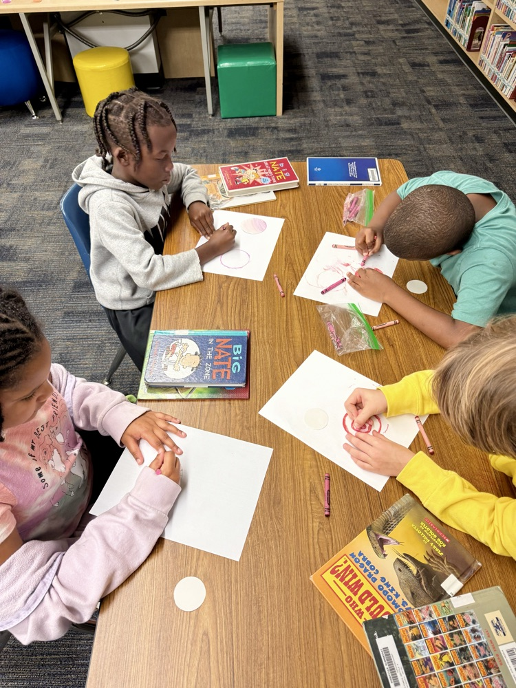 students creating