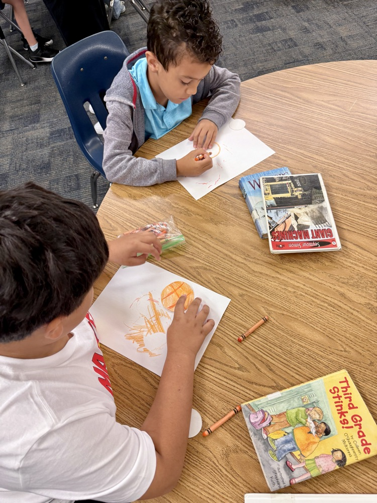 students creating