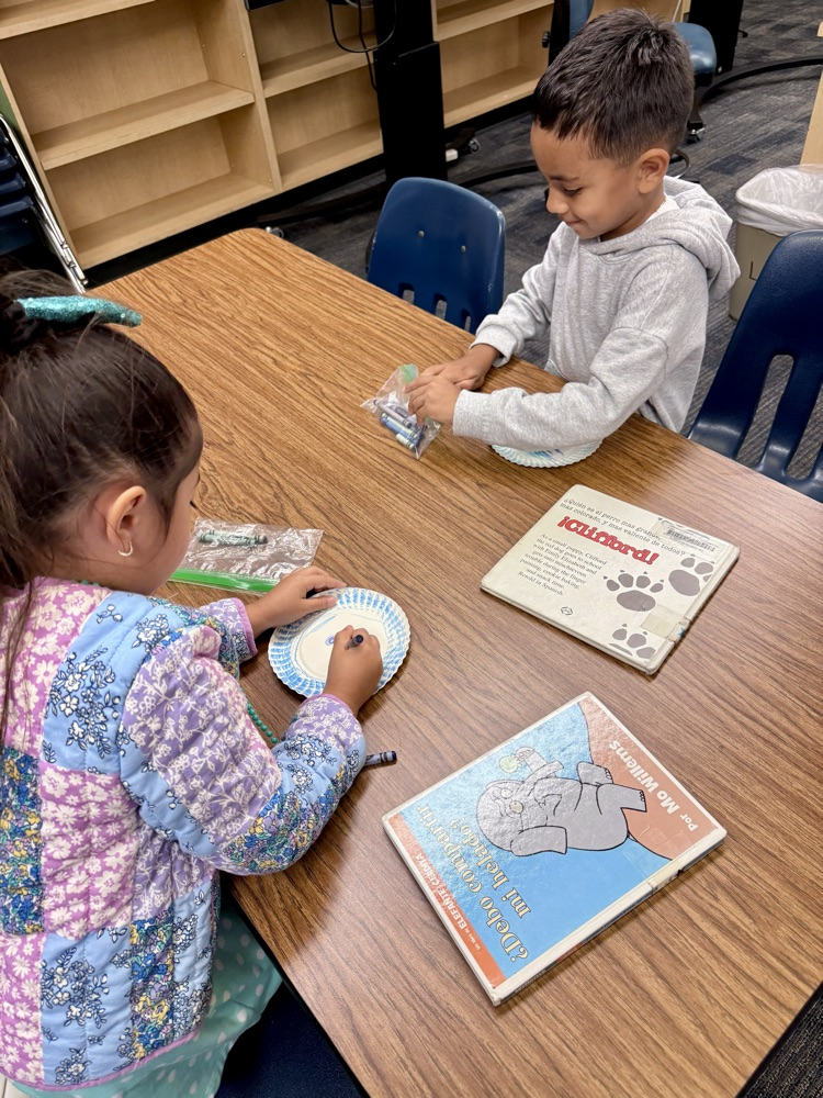students creating