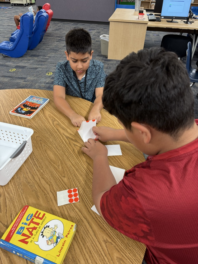 students working