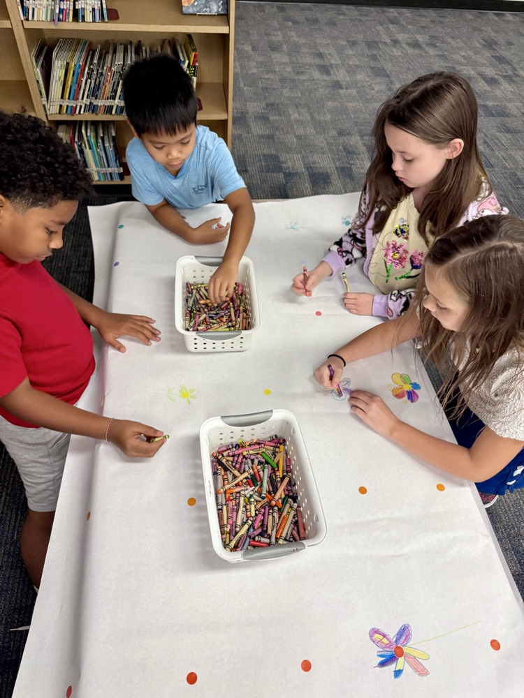 students creating