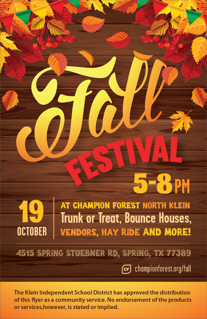 KISD Flyer Program - Fall Festival CF