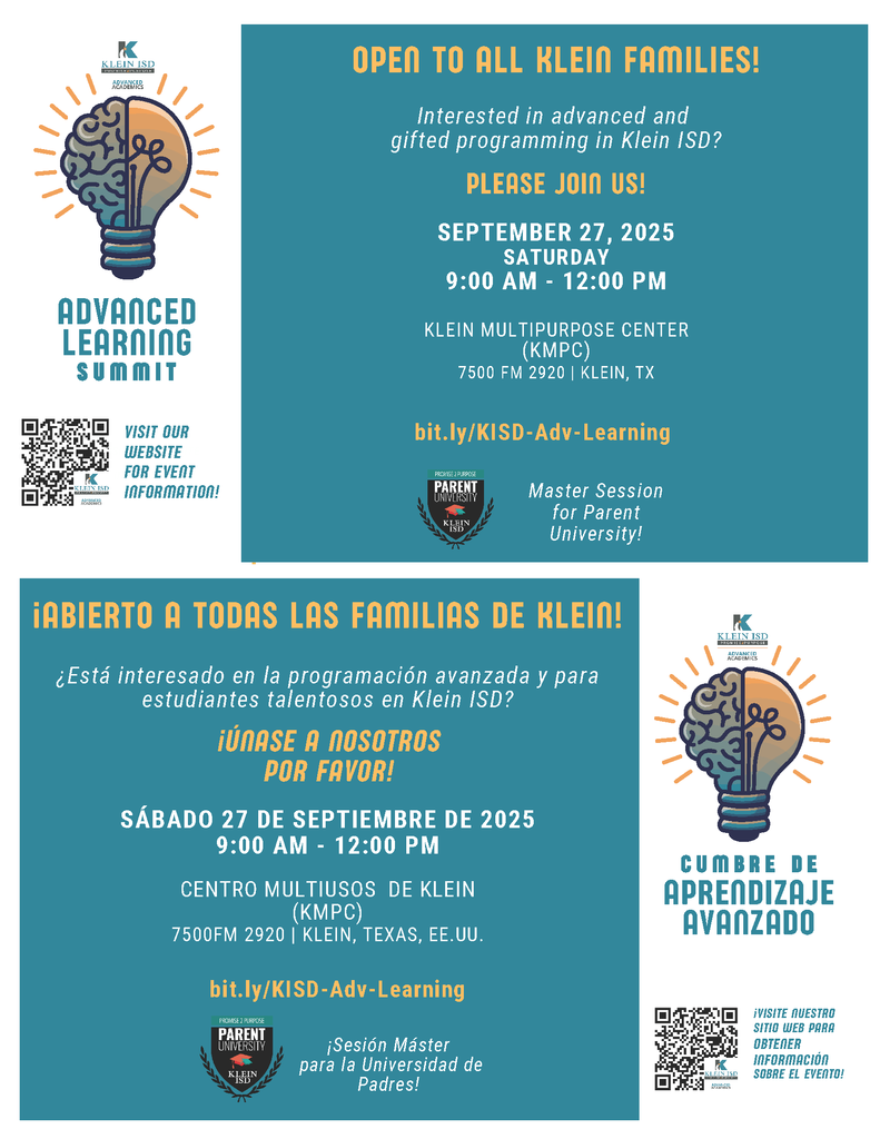 Information about Advanced learning Summit