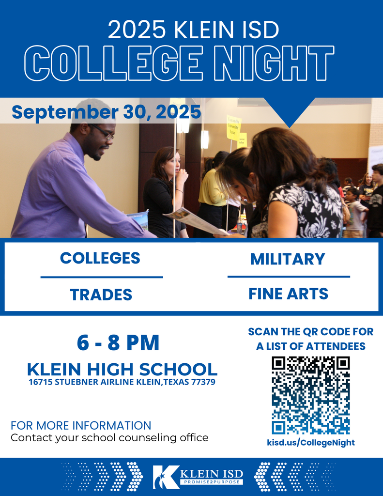 2025 Klein ISD College night