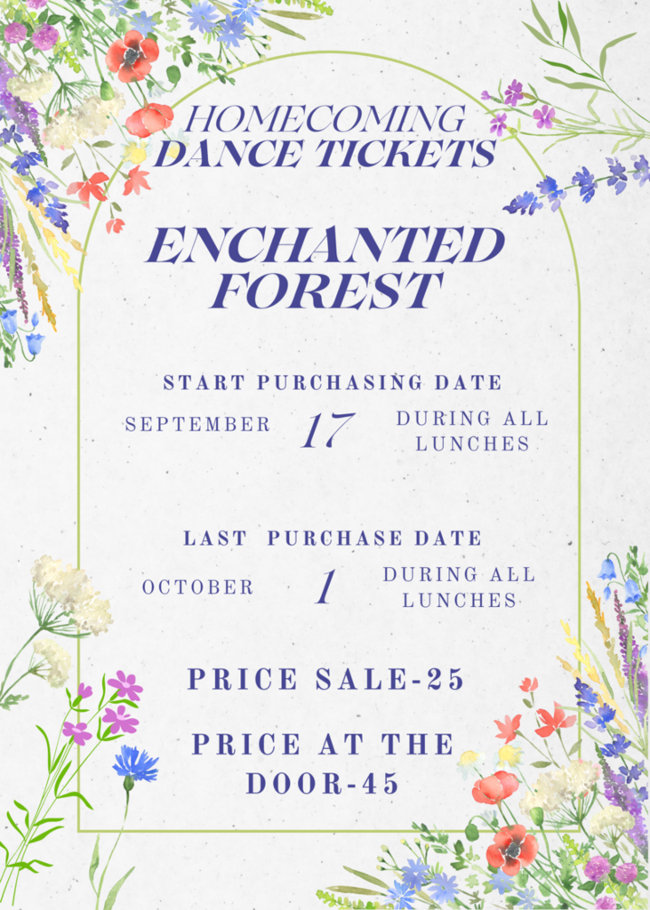 Enchanted Forest Homecoming Flyer