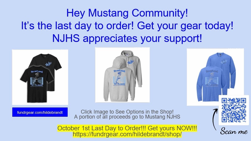 Get Your Gear today... NJHS