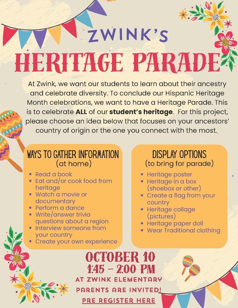 Heritage Parade Flyer