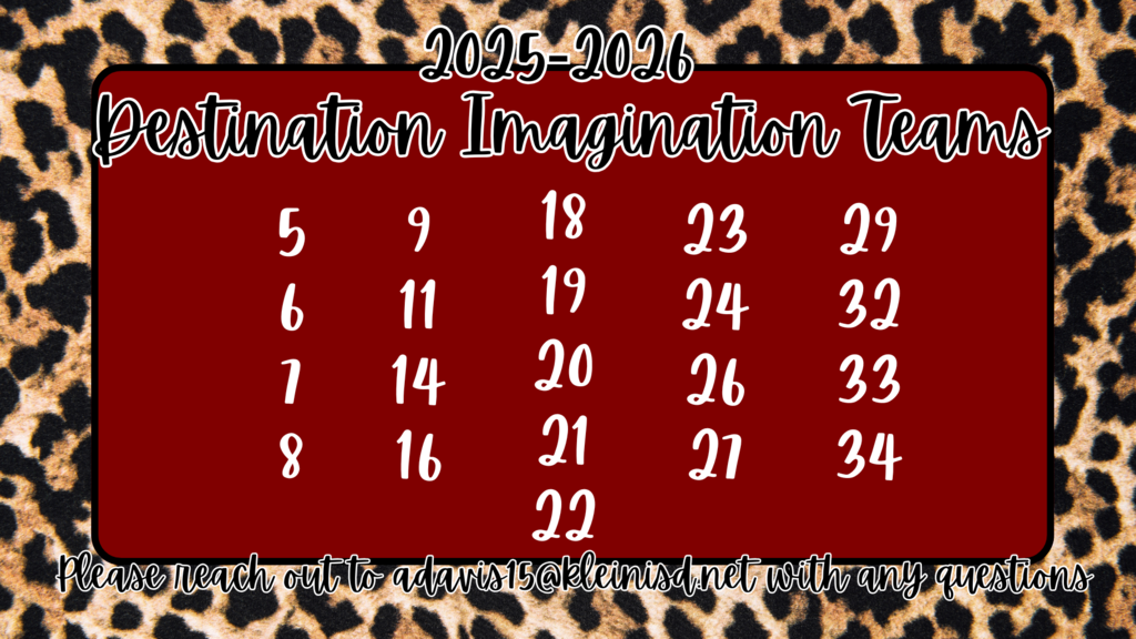 numbers of students who made DI teams