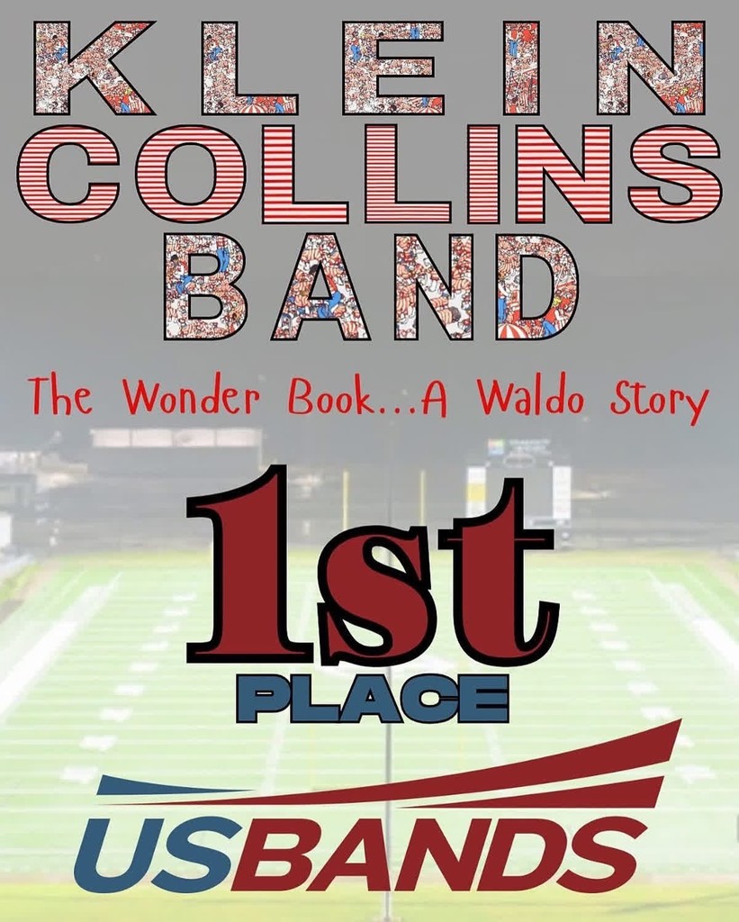 Klein Collins Band 1st placew