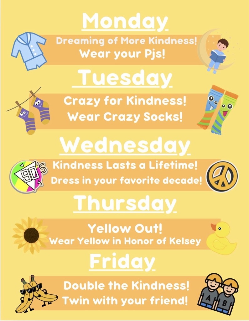 Kindness for Kelsey Week