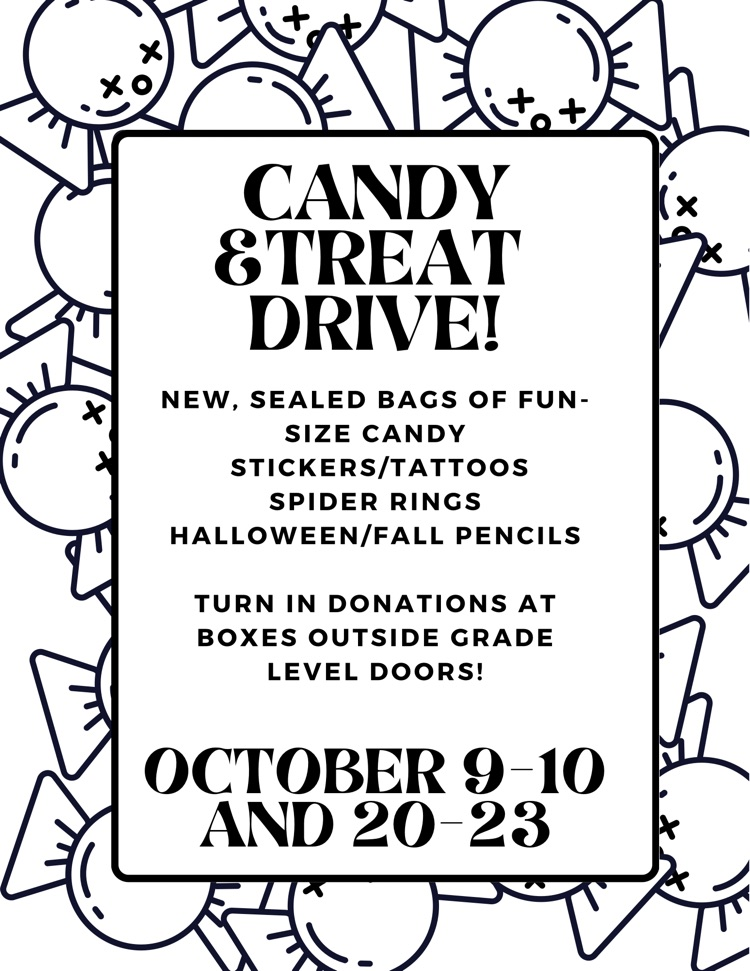 candy and treat drive
