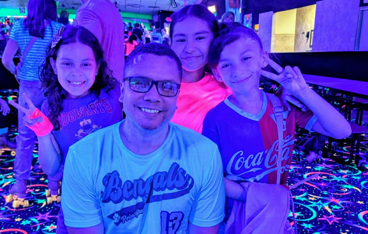 Mr. Menendez at a PTO Skate event