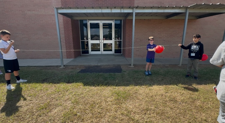 students with rockets