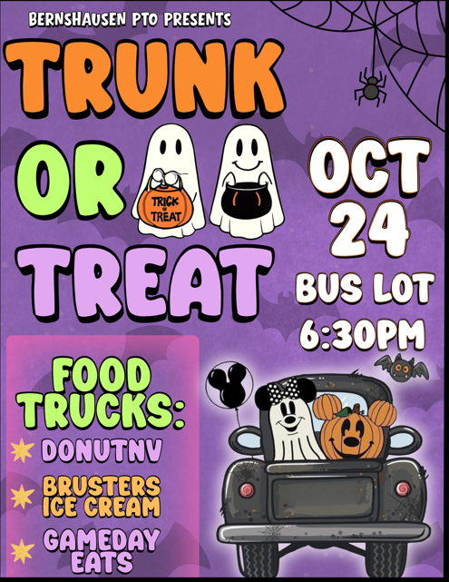 trunk or treat flyer