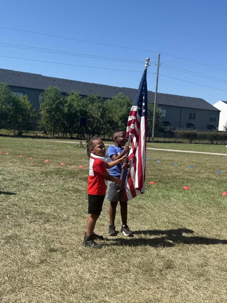 Students running