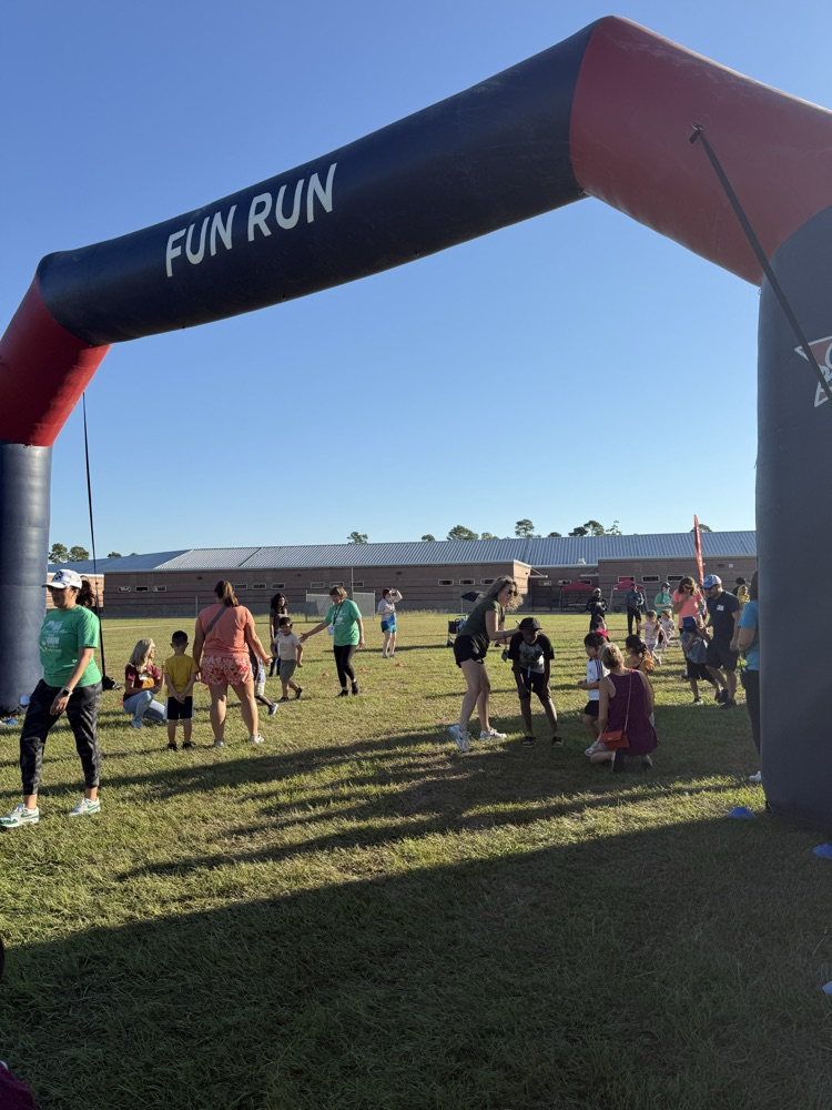 Students running