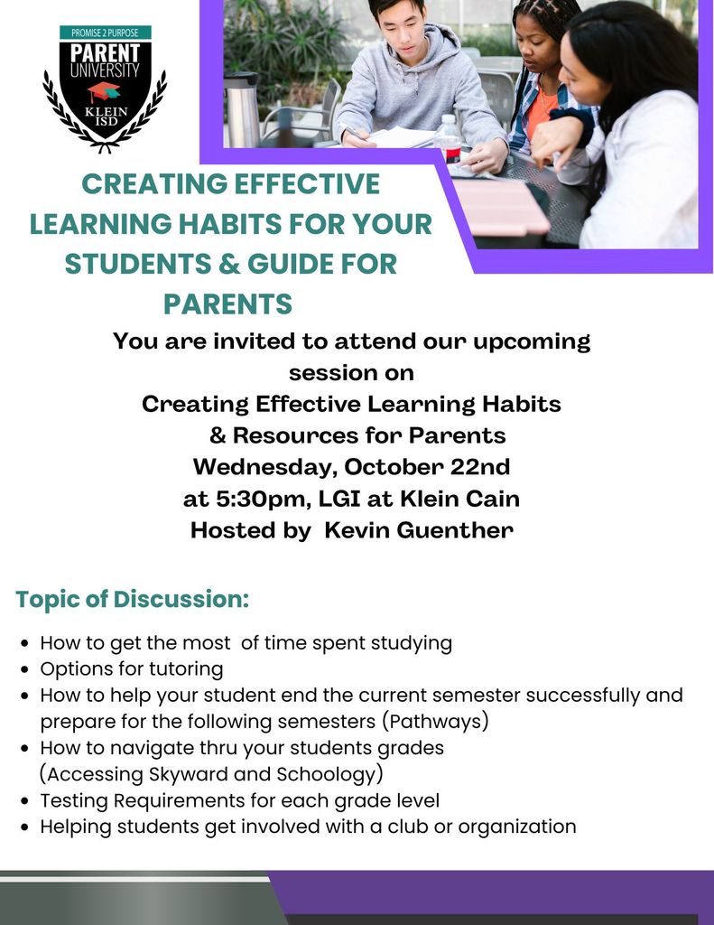 Parent University session 10/22