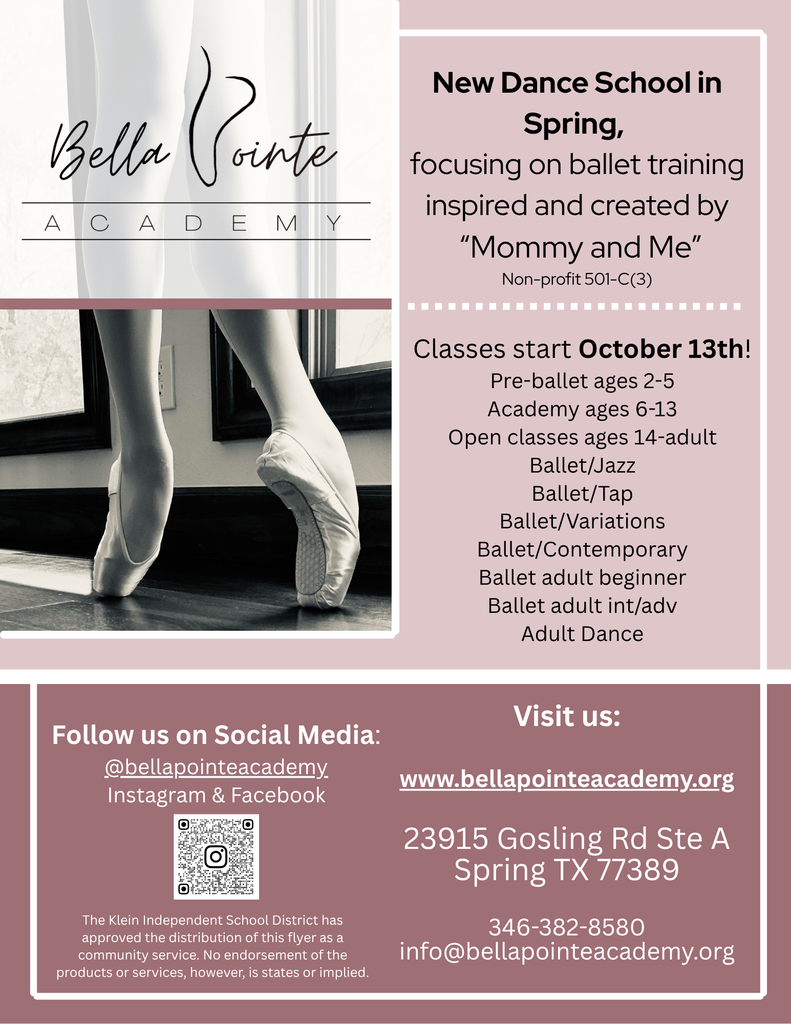 KISD Flyer Program - Bella Pointe Academy