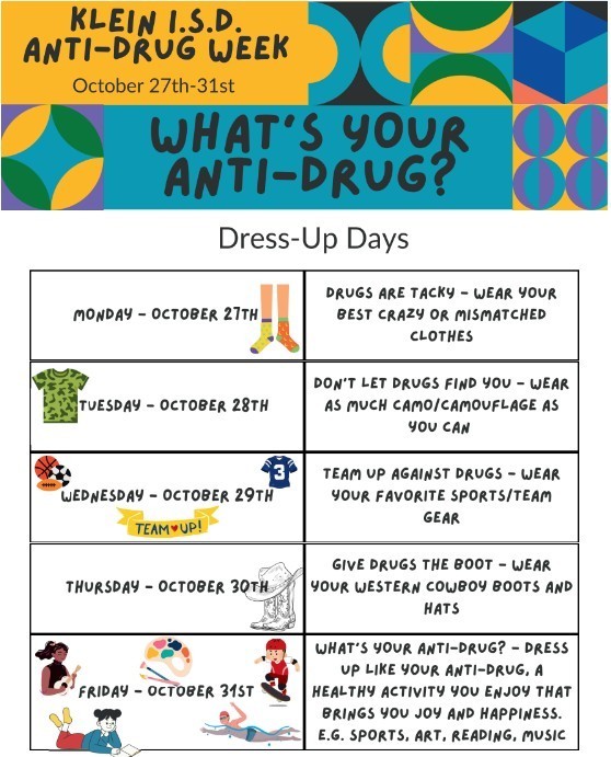 Anti Drug Dress Up Week
