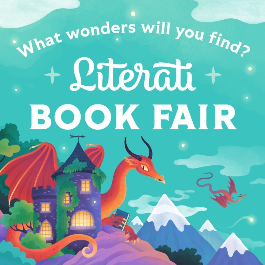 Book Fair flyer "what Wonders will you find?' Literati Book Fair