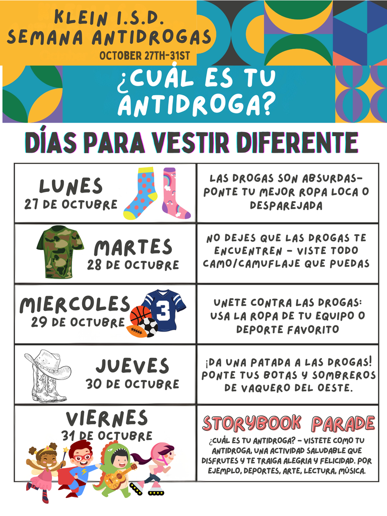 anti-drug week spanish