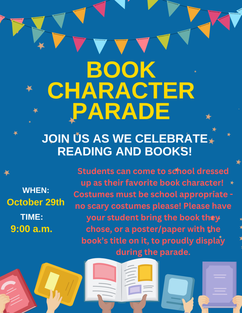 Book Character Parade Flyer English
