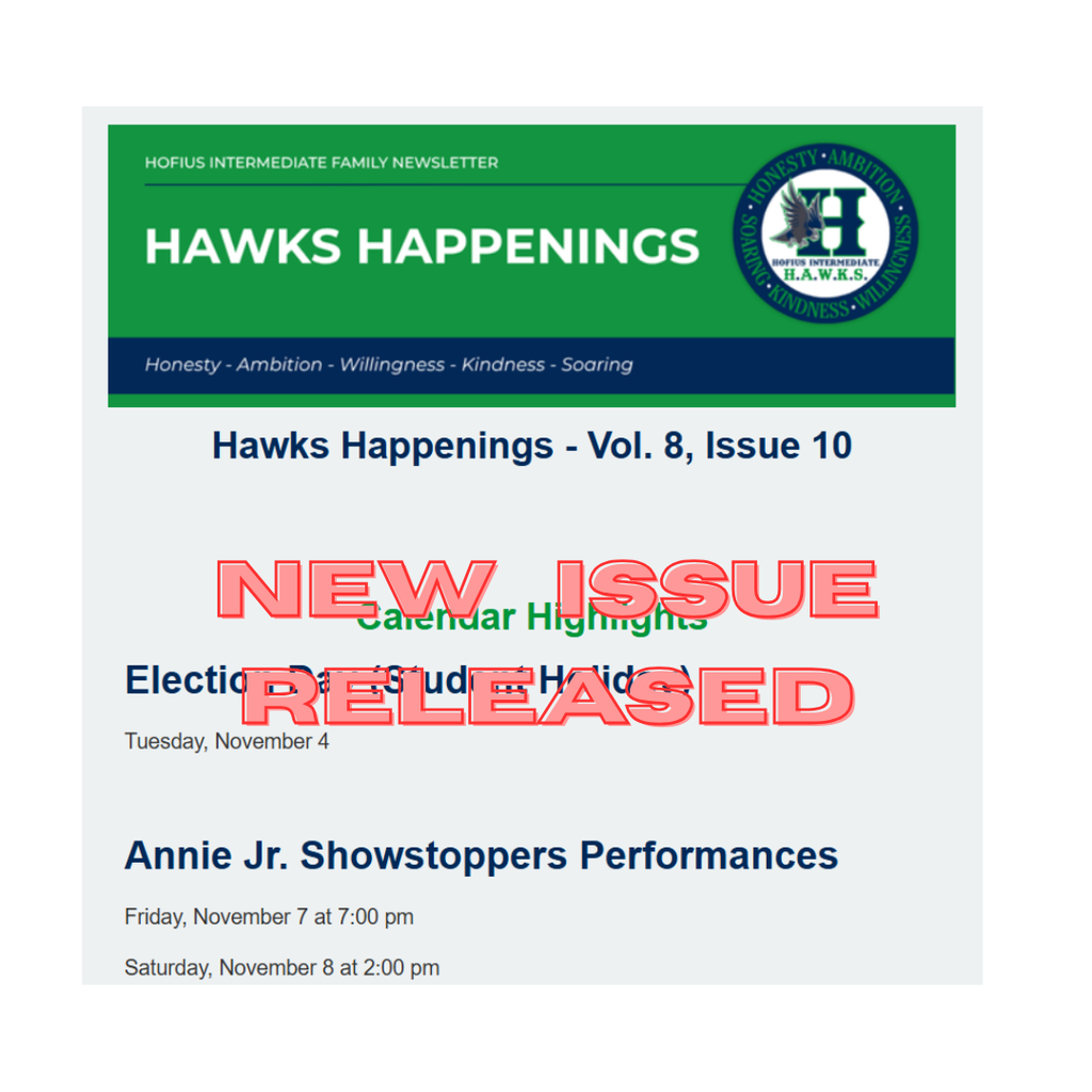 Hawks Happenings - Vol. 8, Issue 10