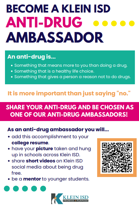 Anti-Drug Ambassador Flyer