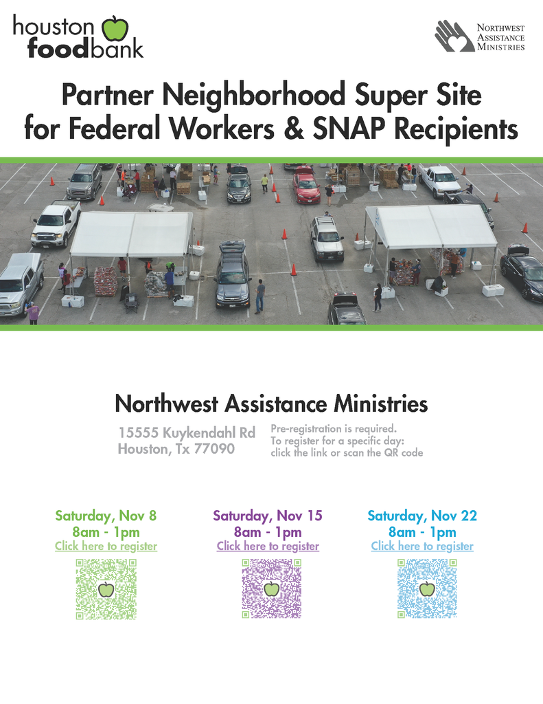 KISD Flyer Program -  NAM and Houston Food bank 