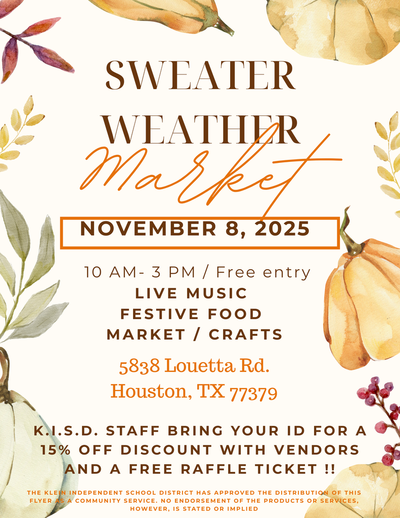KISD Flyer Program -  November 8 
