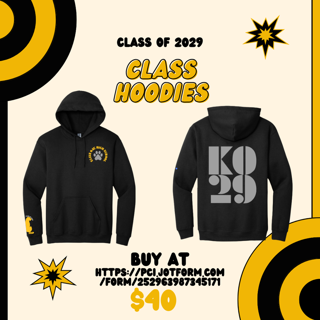 Class of 2029 Hoodies