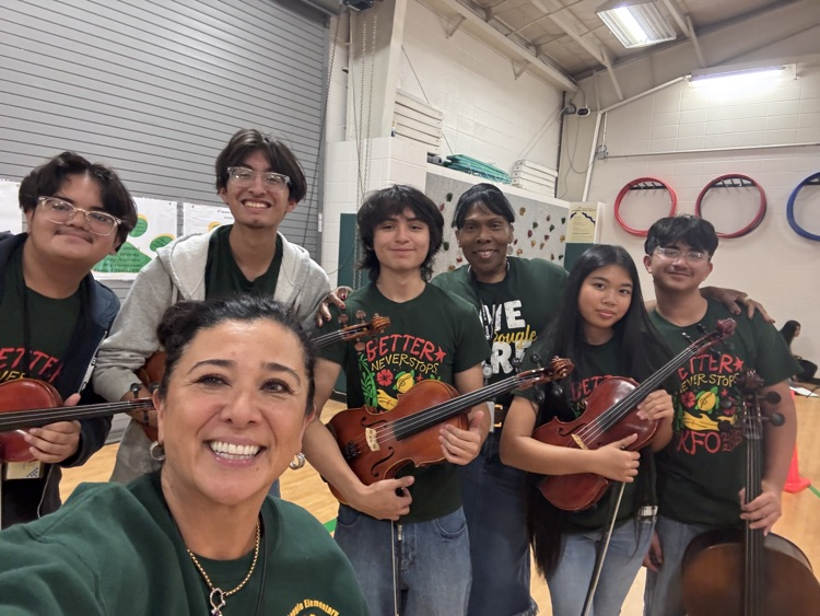 group of students with 2 students