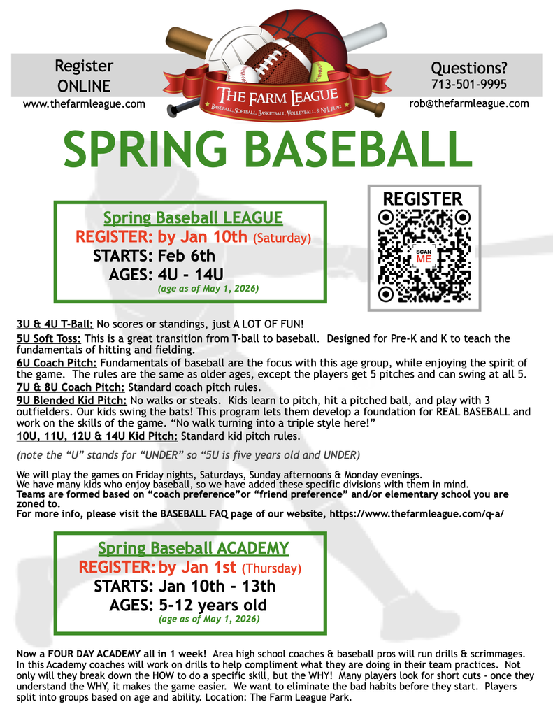 KISD Flyer Program - Farm League 