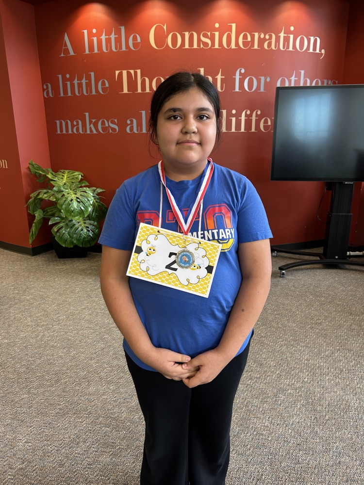 First place winner wearing her medal
