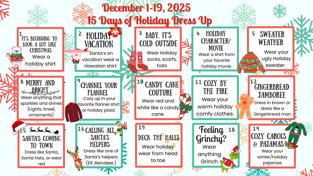15 Days of Holiday Dress Up