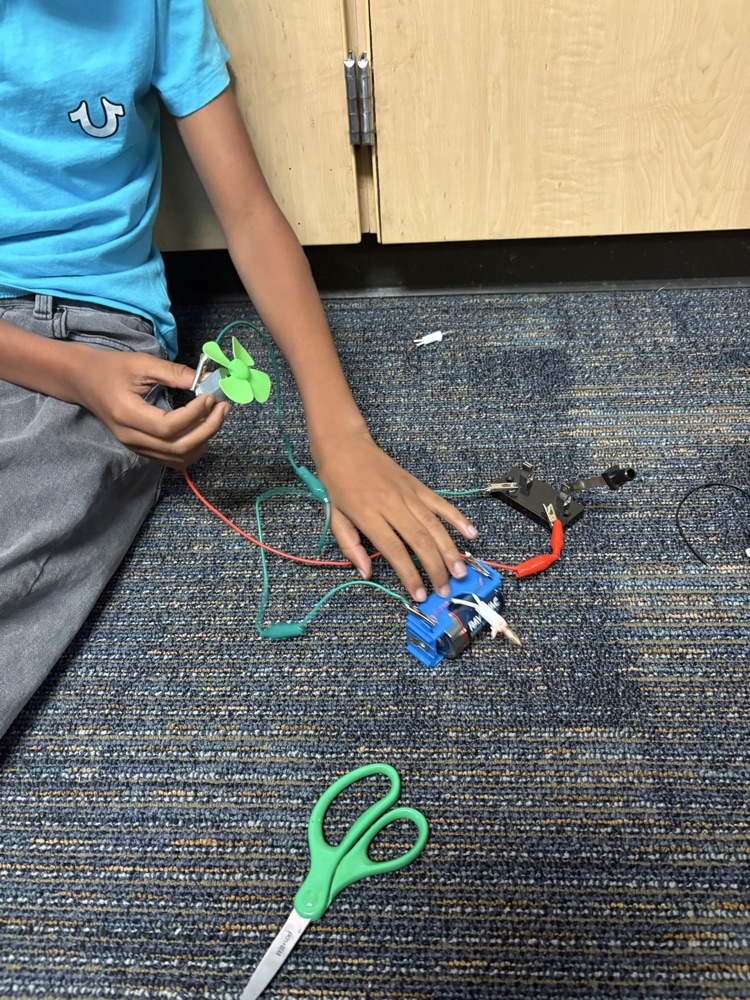 students with circuits